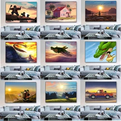 Japan Classic Anime Dragon Ball Goku Poster Gohan Canvas Painting Prints Home Decoration Wall Art Child Room Decor Christm Gift