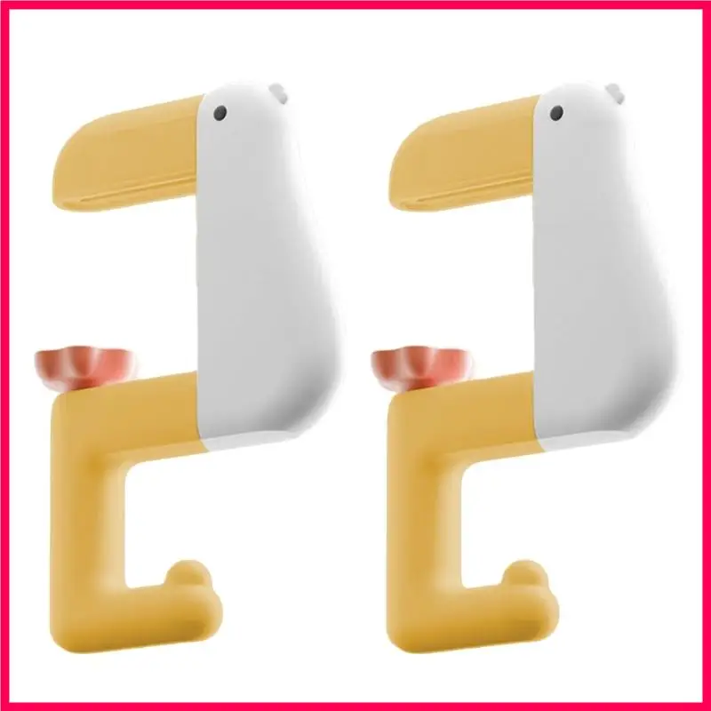 

H051 Duck Shaped Space Saving Bag Hanger Hook for Keys Umbrellas Cups Office Home Use