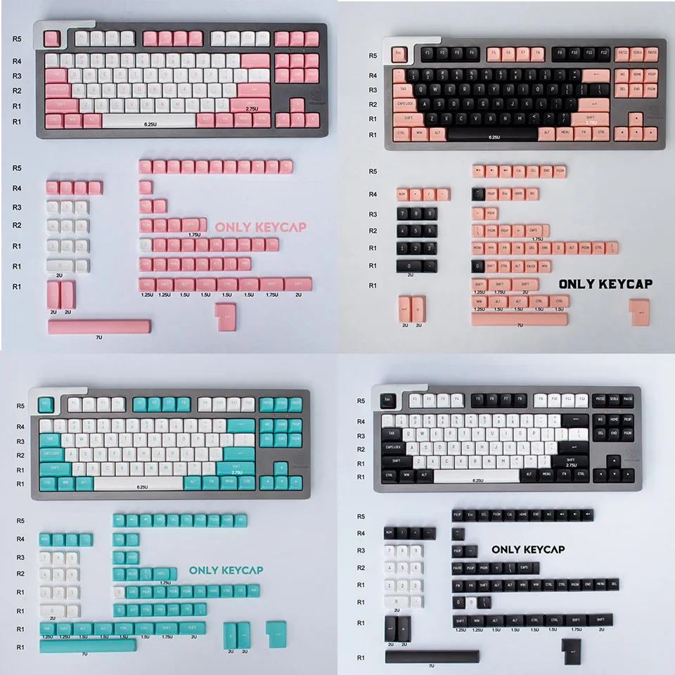 Black and White Keycaps Doubleshot MSA Profile, 150 Keys Custom Keycaps for Cherry MX Gateron Kailh Box Switches, Mechanical Gaming Keyboard Black and White Keycaps Doubleshot MSA Profile, 150 Keys Custom Keycaps for Cherry MX Gateron Kailh Box Switches, Mechanical Gaming Keyboard