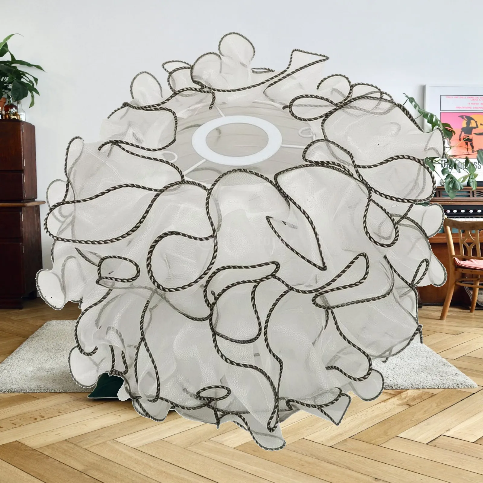 Lamp Shade Lamp Cover E27 Home Decoration Replacement Easy Installation Cover for Living Room Farmhouse Cafe