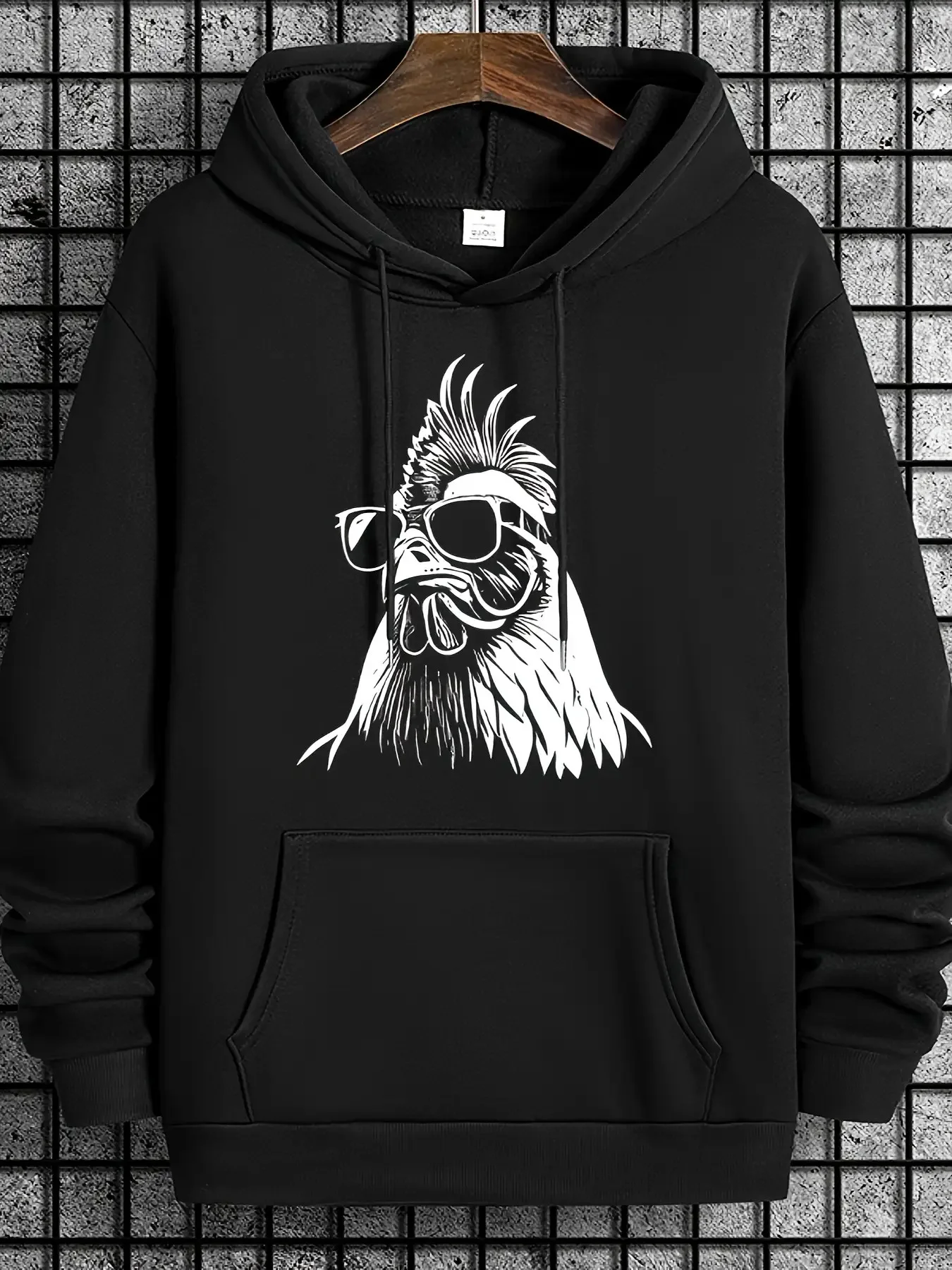 

Мужская толстовка с капюшоном Top Pick Local для подростков с буквой H — однотонный карман с горячим принтом, теплый повседневный пуловер с длинными рукавами, который можно стирать в машине