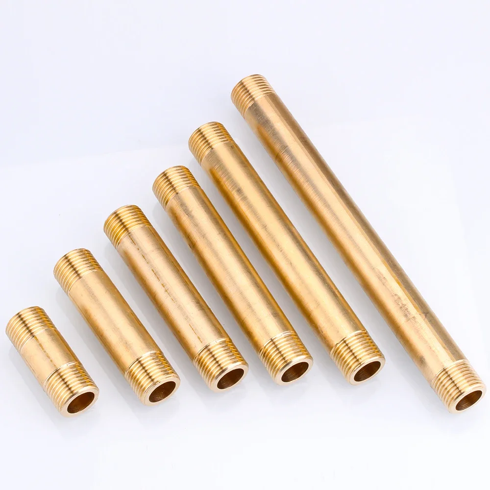 

1/2" BSP Male Thread Length 50 80 100 120 150mm Brass Pipe Fitting Extension Connector Adapter