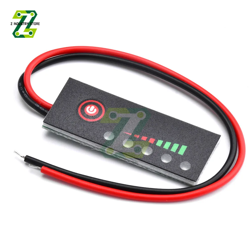 BMS 1S 2S 3S 4S 5S 6S Lithium LiFePO4 Battery Capacity Test Power Level Indicator LED Light Display For Electric Tool Charge