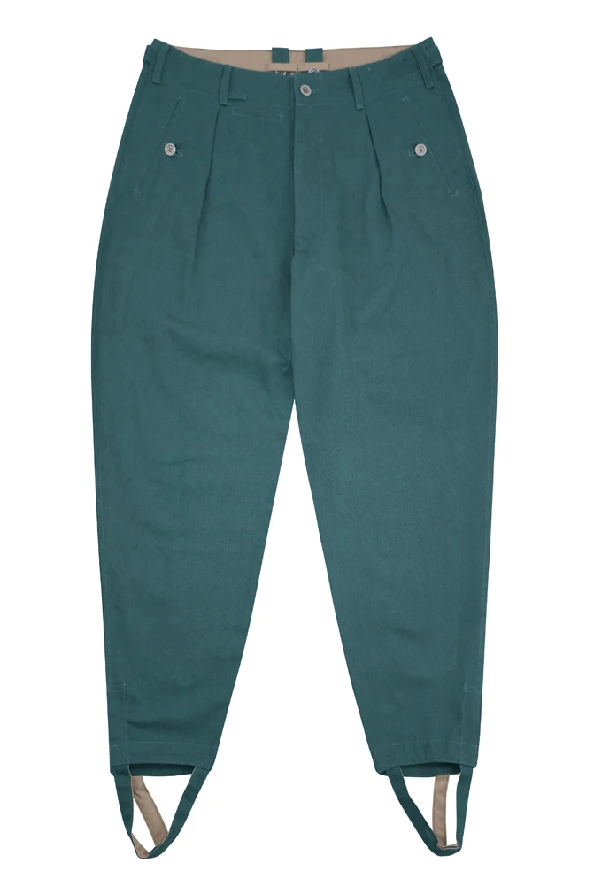 Pantalones de policía alemana, pantalón de campo HBT, GUHJ-010, WWII, M42, Verano