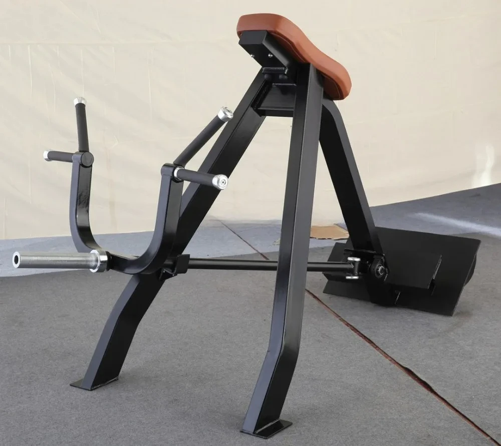 

chest supported plate loaded T bar row incline level row machine