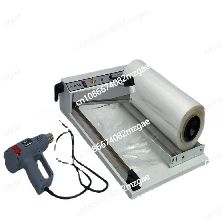 600mm All-in-One Manual Shrink Wrapping Machine for Sleeve Sealing, Cutting and Film Shrinking