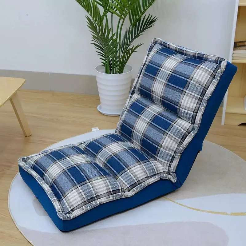 

Lazy sofa small single folding bedroom balcony tatami feeding bay window bed legless