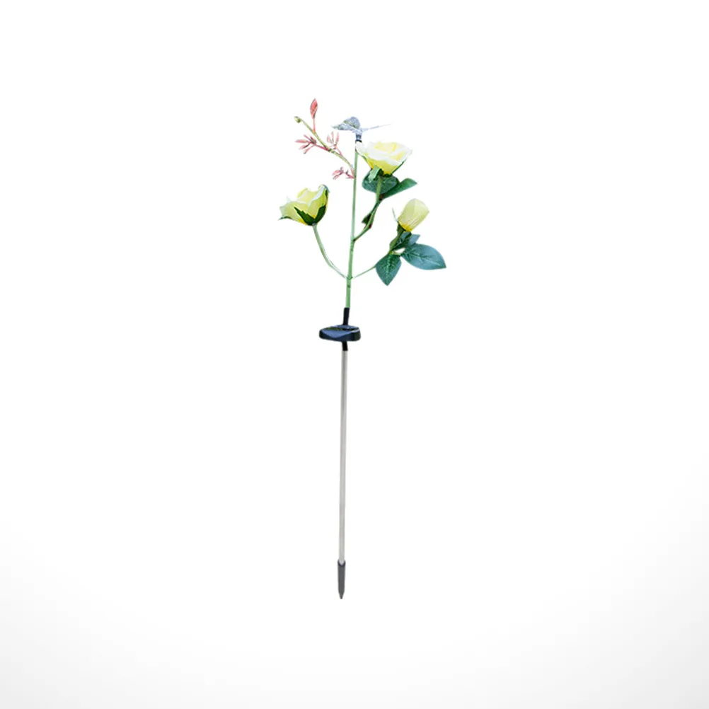 

Solar Powered Pink Butterfly Flowers Lawn Lamp Outdoor Garden Decorative Pathway Solar LED Flowers Light