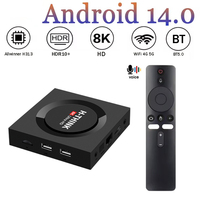 Q96 H-think M100 Android 14 TV Box 8K 4K BT5.0 Allwinner H313 HD Media Player Voice Control 4G 5G Dual Wifi Smart Set Top Box