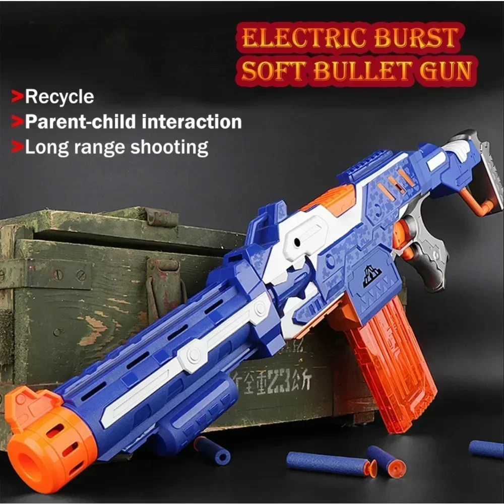 Freccette elettriche giocattolo Airsoft per Nerf Gun Soft 7.2CM foro testa proiettili schiuma Safe Sucker Bullet per Nerf Blasters ragazzi