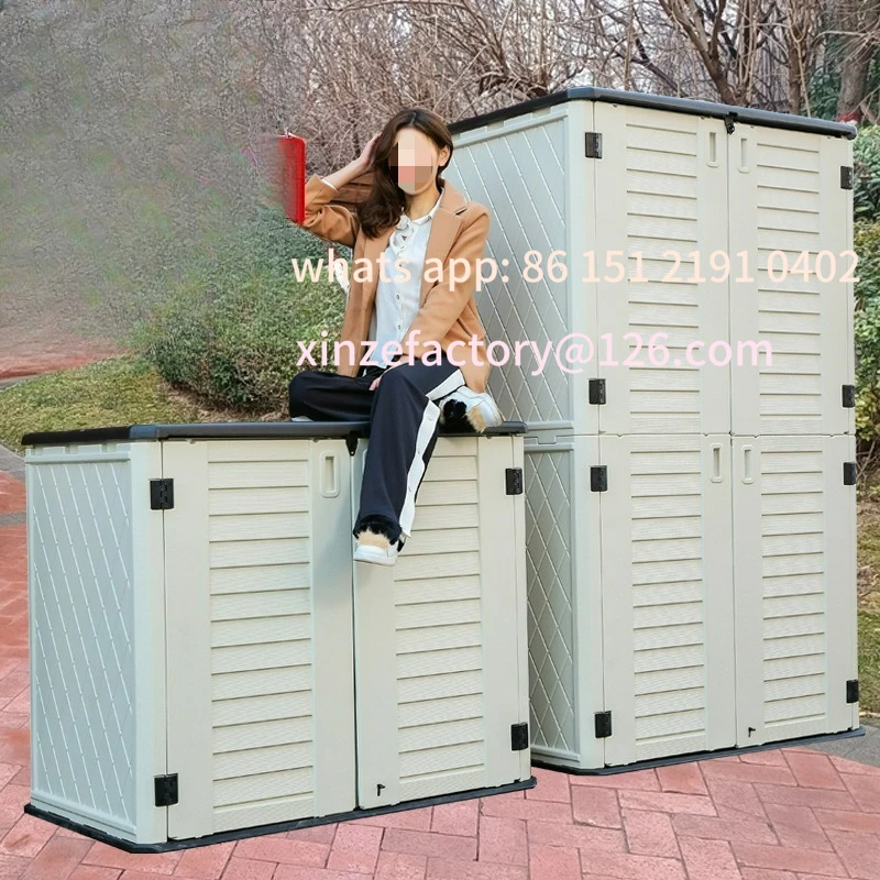 

Customizable Balcony Outdoor Locker Sun Protection Rain Protection Garden Locker Large Capacity