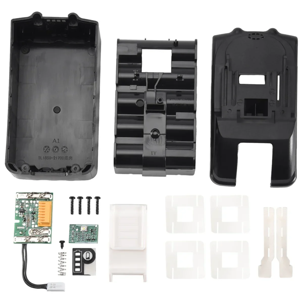 BL1830 10 x 21700 Battery Case PCB Charging Protection Circuit Board Shell Box BL1860 for makita 18v tools kit 10Ah 8.0Ah 6.0Ah