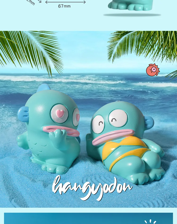 Hangyodon Niedliche Blind Box Meerjungfrau Großmaul-Fisch Anime-Figur Desktop-Dekoration Überraschungsgeschenk für Schüler Mystery Box Großhandel – Detail 5