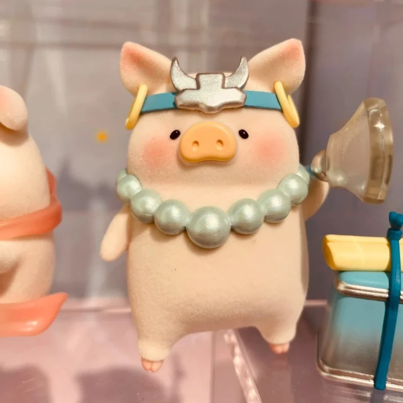 الأصلي لولو رحلة الخنزير في الغرب سلسلة صندوق أعمى لطيف أنيمي الشكل غرفة سطح المكتب الحلي نموذج اللعب مفاجآت هدية #5