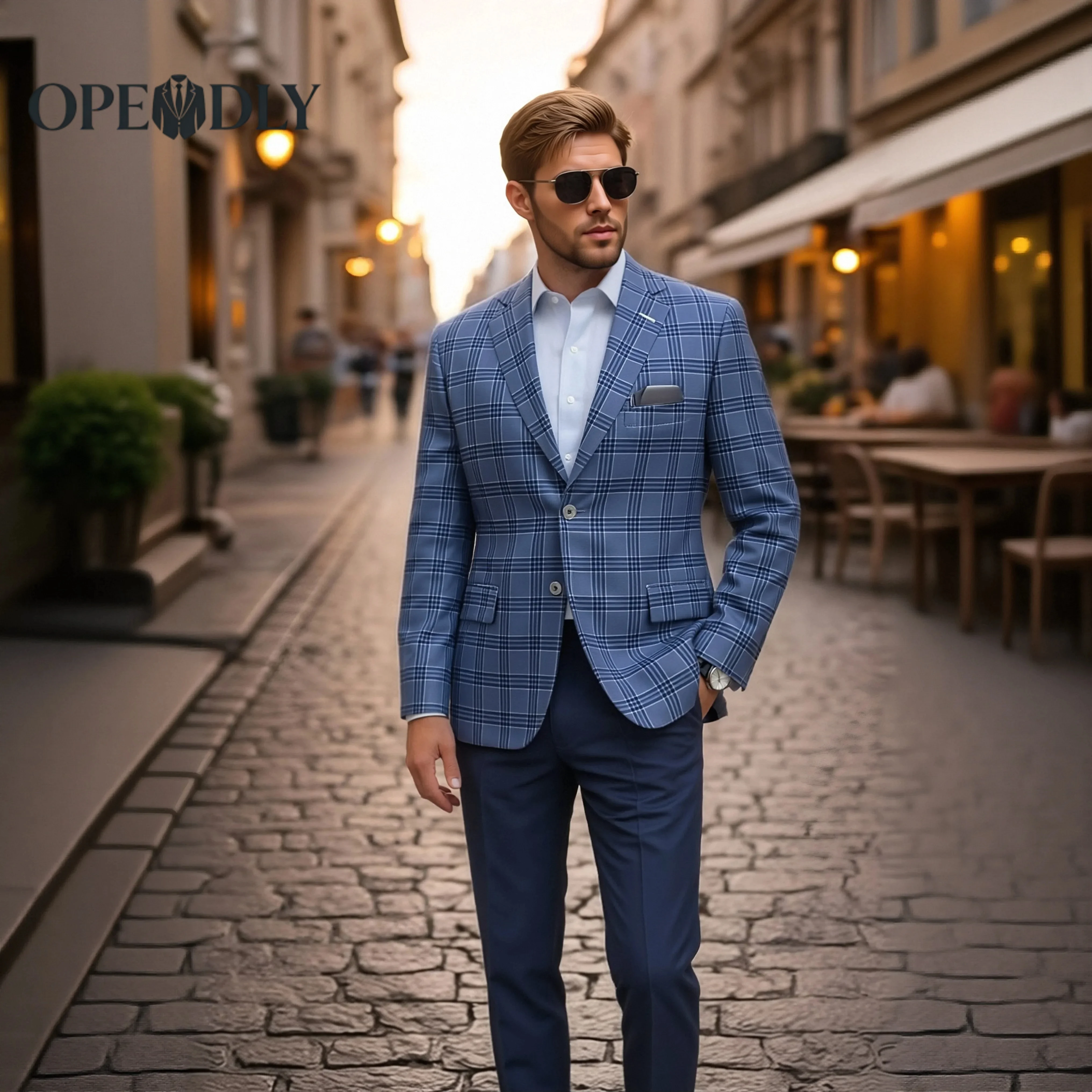 

Custom Made Three Piece Suit Set for Men Tailored Fit Wedding Groomsmen Tuxedo and Business Formal Attire