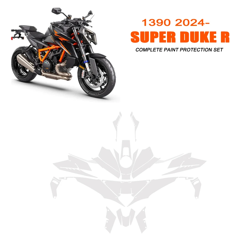 

For 1390 Super Duke R 2024 New Motorcycle Accessories Complete Paint Protection Set TPU Body Protection Sticker