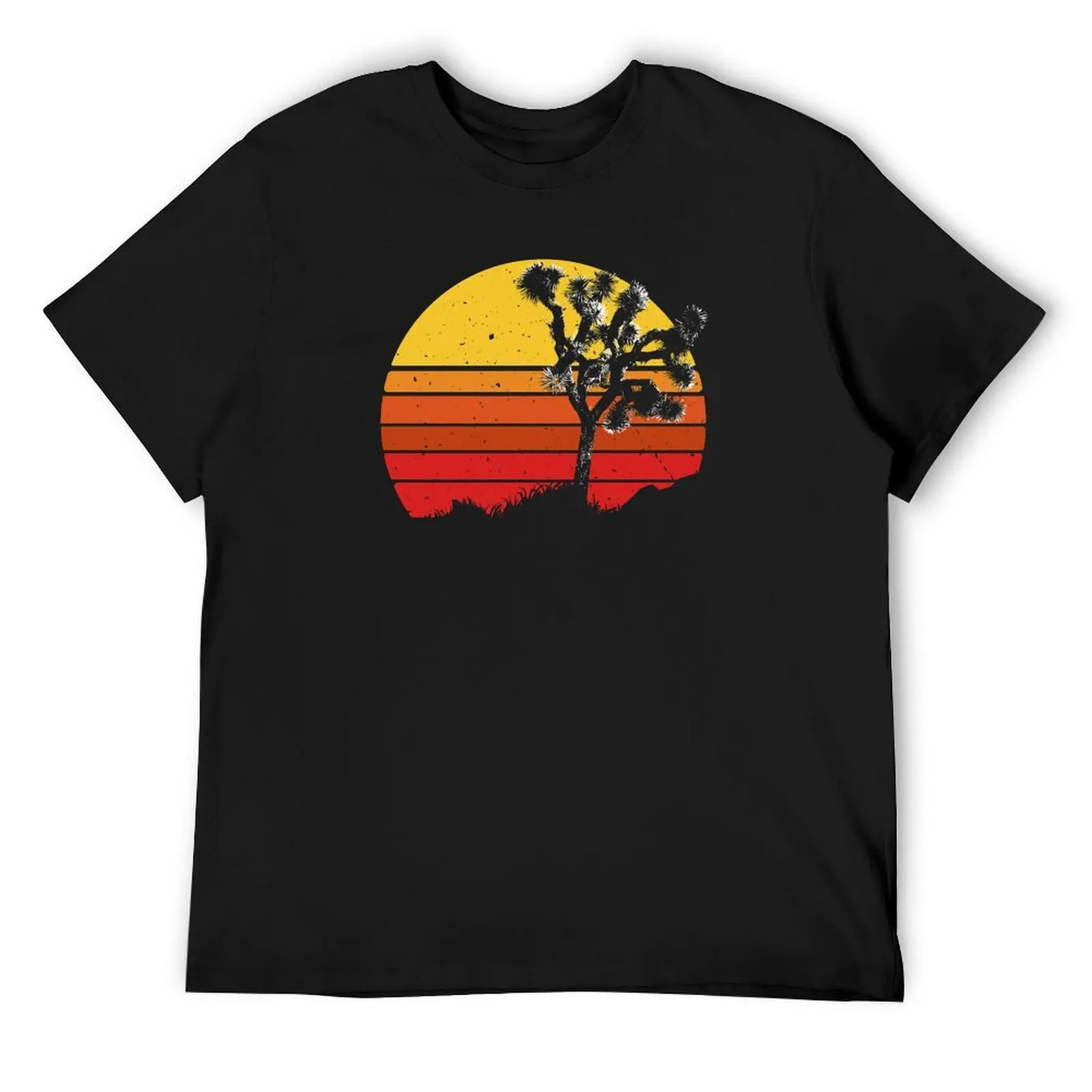 

Fun Sunset Joshua Tree Graphic Gift Design Idea print T-Shirt Louboutins gifts for boyfriend plain white t shirts men
