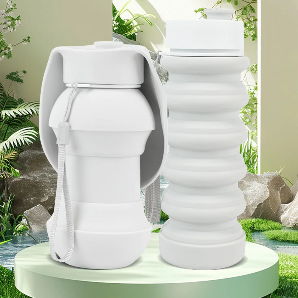 

2-in-1 Portable Dog Water Bottle & Food Feeder | Pet Outdoor Walks Travel Must-Have | Foldable, Leak-Proof, Easy to Carry