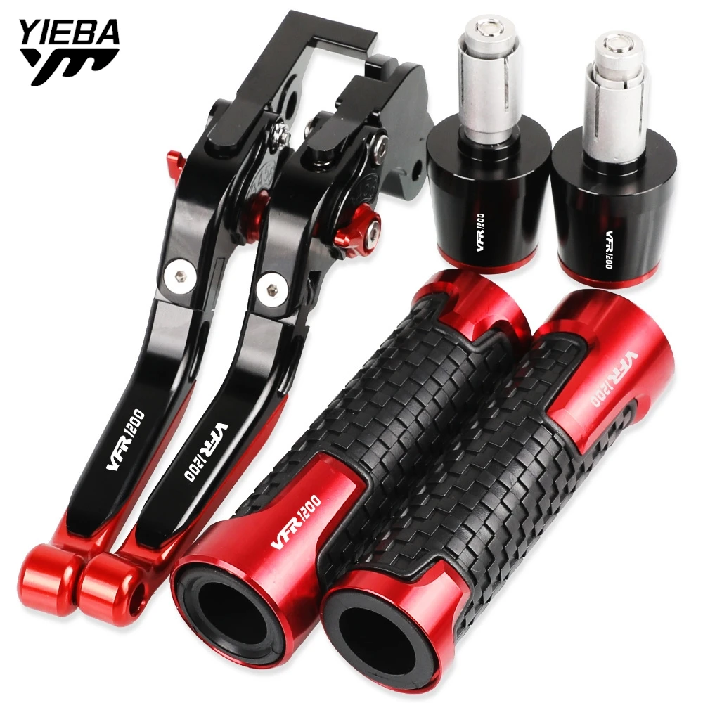 

VFR 1200 Motorcycle Aluminum Brake Clutch Levers Handlebar Hand Grips ends For HONDA VFR1200 2010 2011 2012 2013 2014 2015 2016