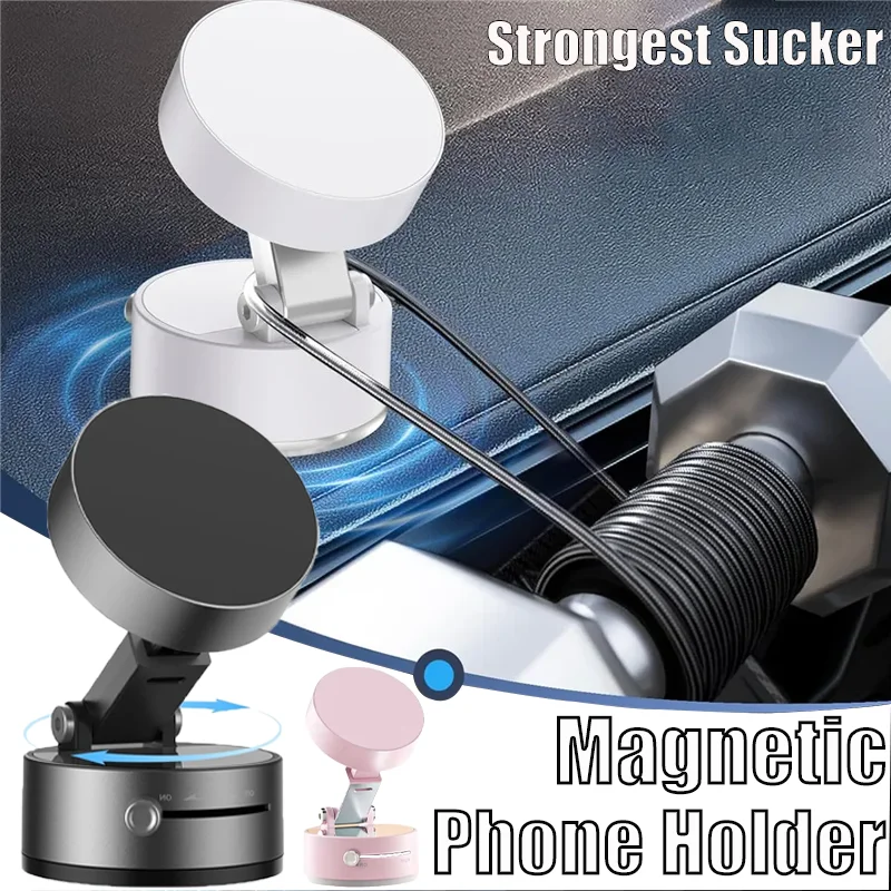 

New Super Strong Magnetic Car Mobile Phone Holder Universal Convenient 360 Degree Rotating Mobile Phone Stand Auto Accessories
