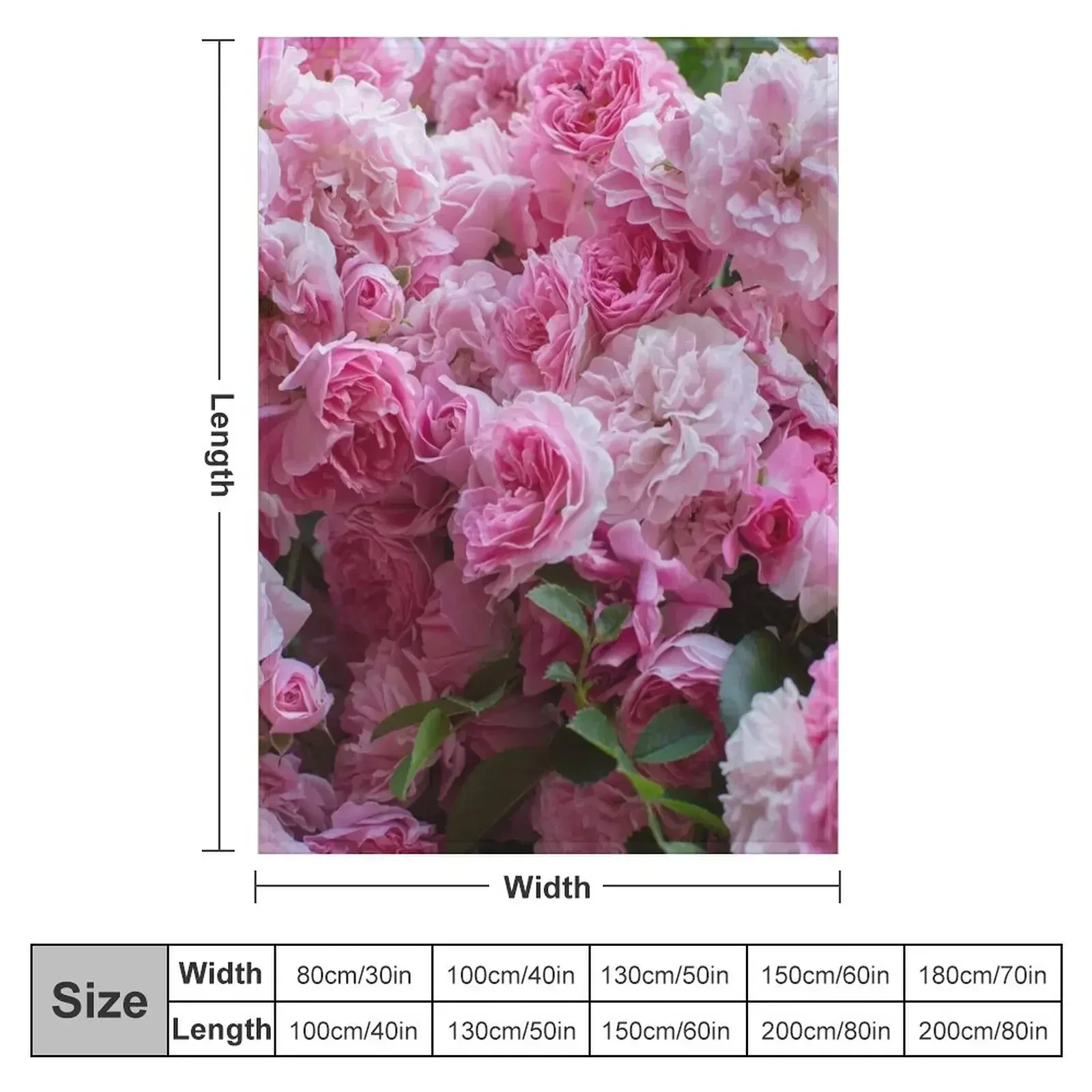 Pink Peonies garden Throw Blanket Furry Flannel Kid'S Luxury Throw christmas gifts Shaggy Blankets