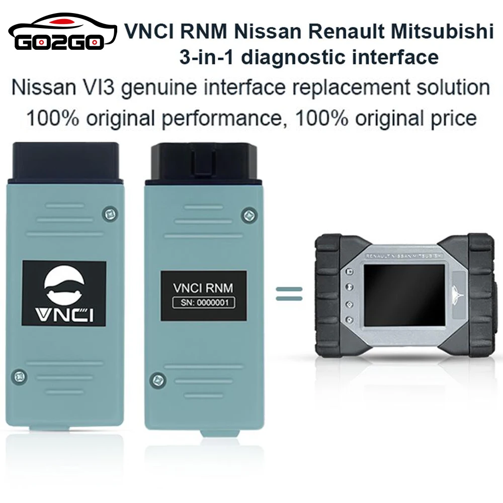 

VNCI RNM for Nissan/Renault/Mitsubishi 3-in-1 Diagnostic Interface Support DoIP and CANFD Communication,OEM Software Driver