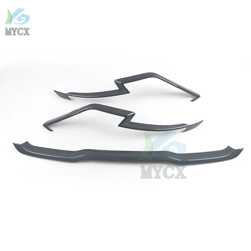 

For KIA Carnival (Sedona) KA4 2022 Chrome Front Head Light Lamp Eyelid Cover Trims Front Bumper Grill Grille Cover Strips Trims