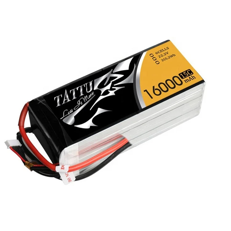 factory supply 6S 16000mah 22.2v 25C lipo battery with AS150 plug for drone