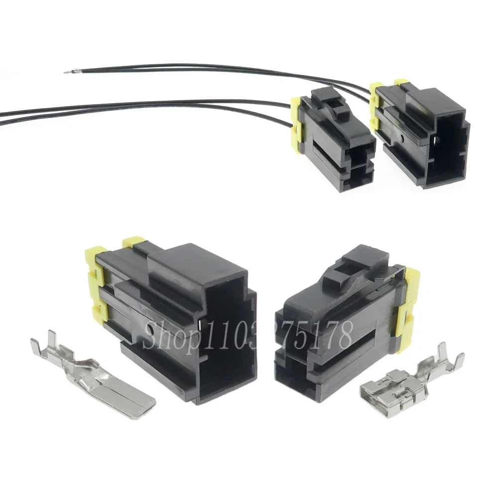 1 Set 2 Pin 7122-4123-30 7123-4123-30 Auto Ignition Coil Connector Large Current Wire Harness Socket Car Accessories