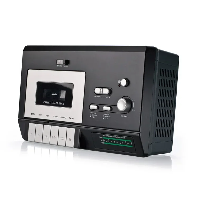 Multifunctional Portable W/USB To PC Recording and Built-in Mono Speaker Stereo Cassette  Recorder Tape Player