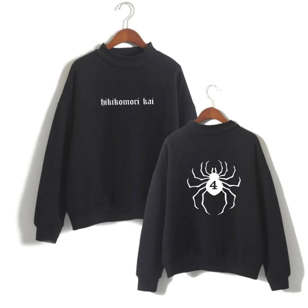 NEW2 Custom Made Merch Hoodie Hikikomori Kai Patroon Gedrukt Jas Halloween Kostuum