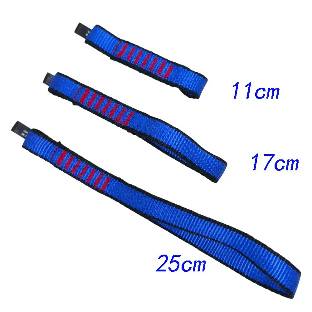 Conector de Nylon 22KN para Escalada, Correa de Anclaje de Bucle Abierto, Eslinga de Rescate para Montañismo, Espeleología y Descenso