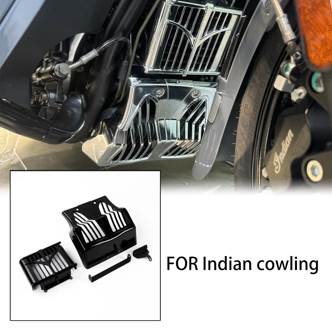 

FOR 15-23 Indian BaggerNEW Motorcycle accessories, motorcycle fairing Lower Front Spoiler Air Dam Fairing Mudguard Cove