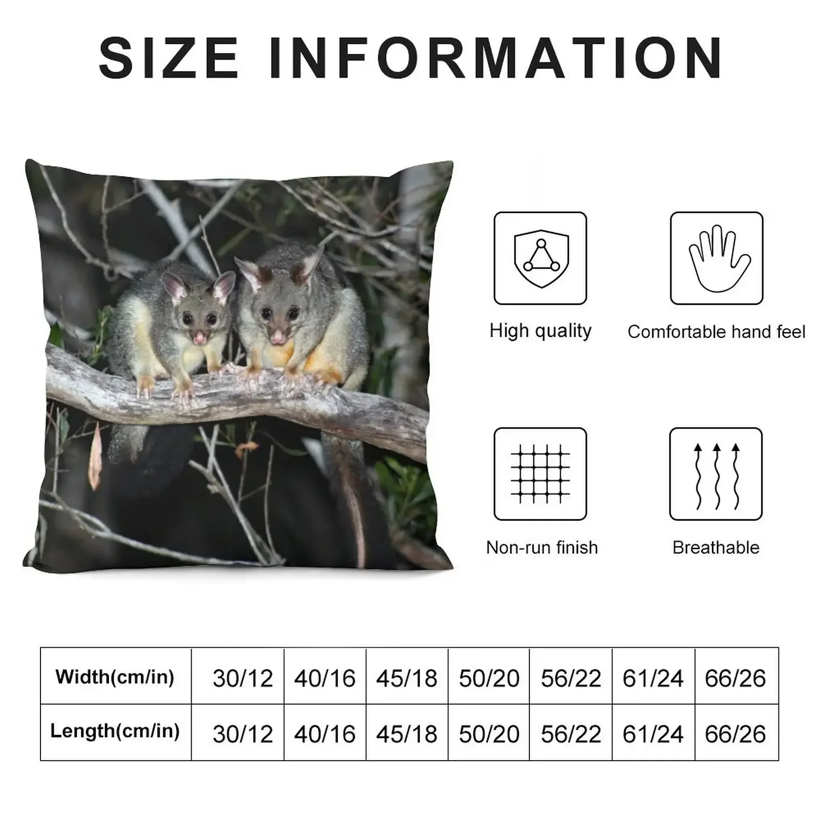 ? Australian brushtail possums Throw Pillow Pillowcases Bed Cushions Christmas Pillowcase Cushions For Children pillow