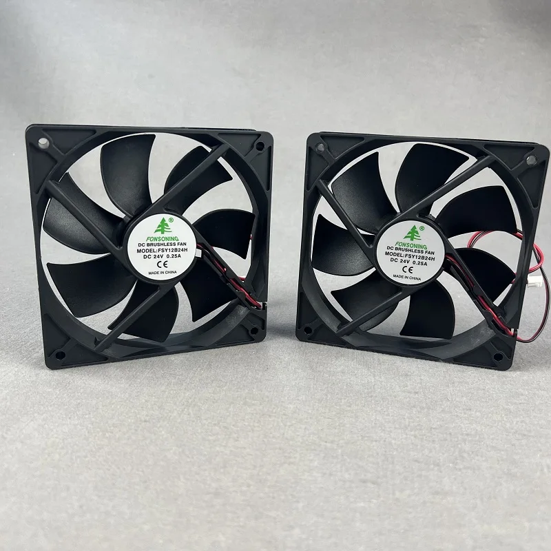 LETOP One Piece 12x12x2.4CM DC 24V 0.25A FSY12B24H Brushless Plastic Cooling Fan