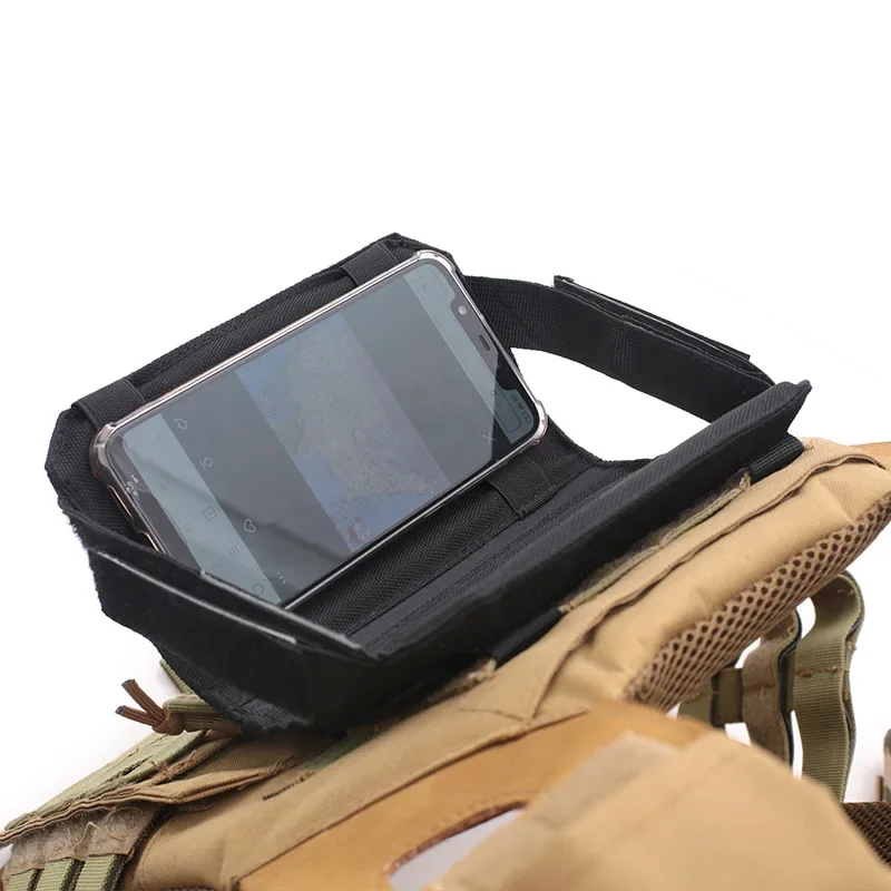 

MOLLE Admin Map Pouch Phone Holder Outdoor Vest Plate Carrier Front Panel Belt Pack Hunting Accessories Utility EDC Tool Bag P