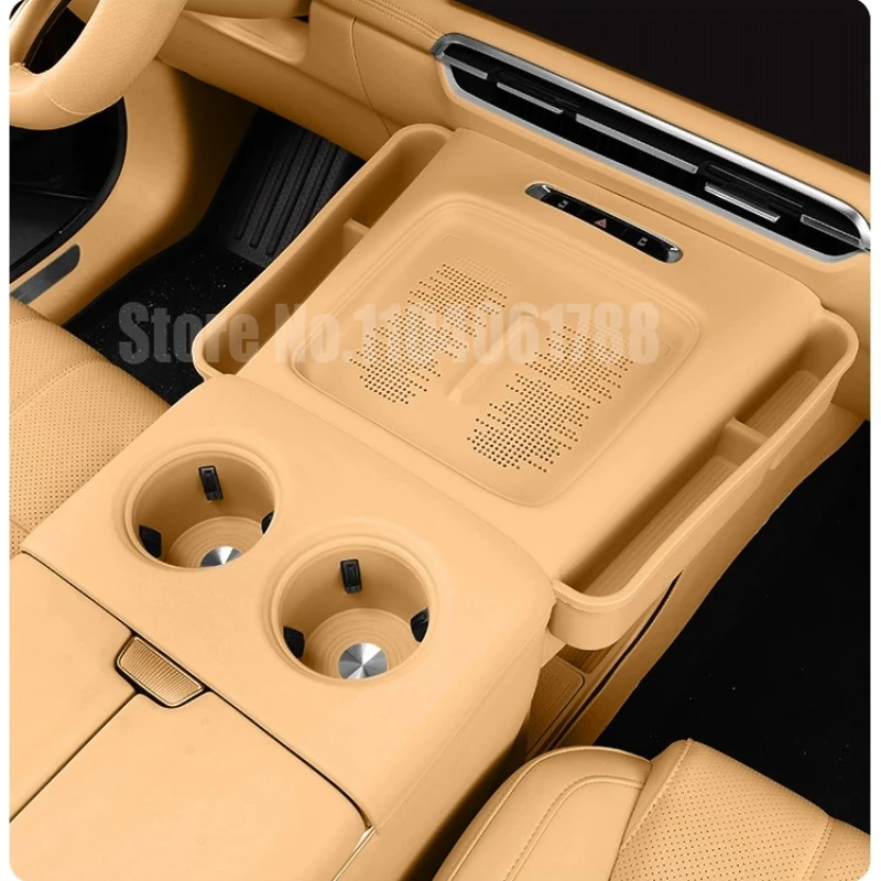 For Voyah Free 2025 2024 Silicone Center Console Storage Sleeve Gear Cover Cup Holder Interior Upgrade Accessories