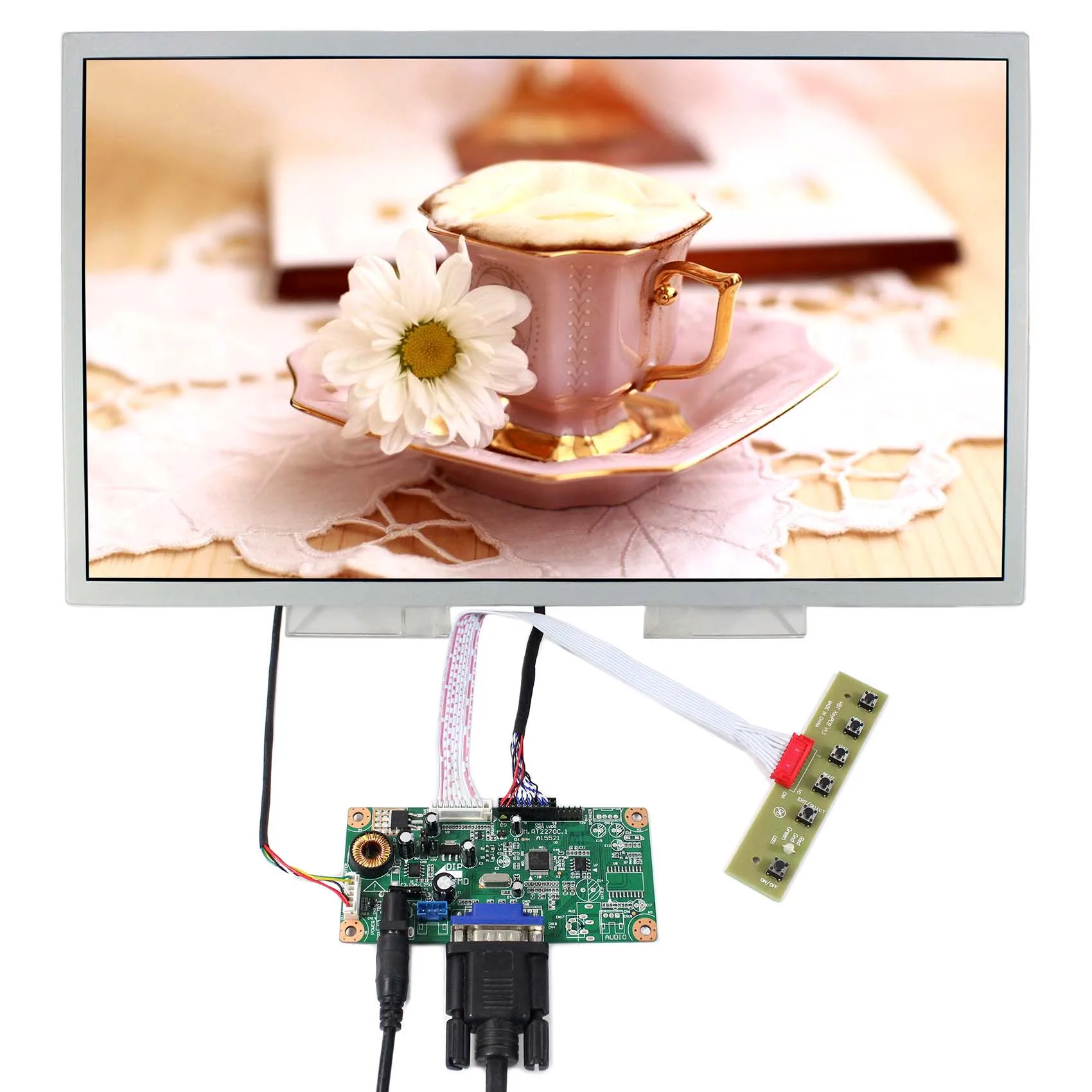 VGA LCD Controller Board With 15.6
