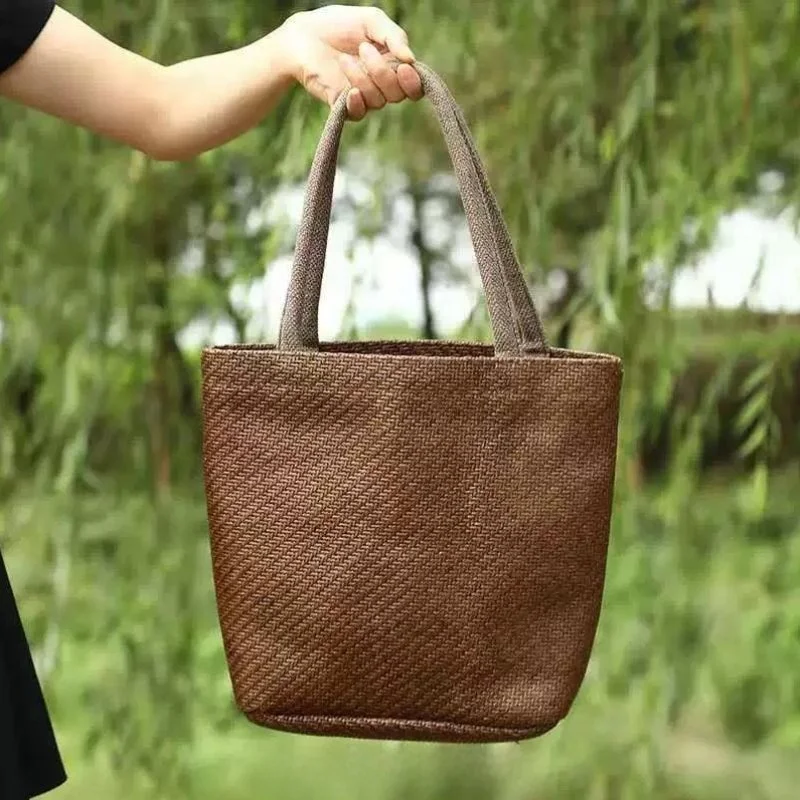 handcrafted-japanese-style-straw-woven-bucket-shoulder-bag-women's-bamboo-bag-tea-ceremony-accessories-storage-purse