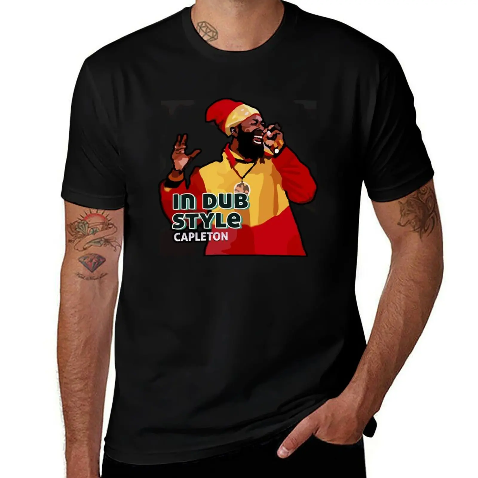 

In Dub Style By Capleton T-Shirt t shirts for man cotton funny funny t shirts man man t shirts high quality luxury brand T-Shirt