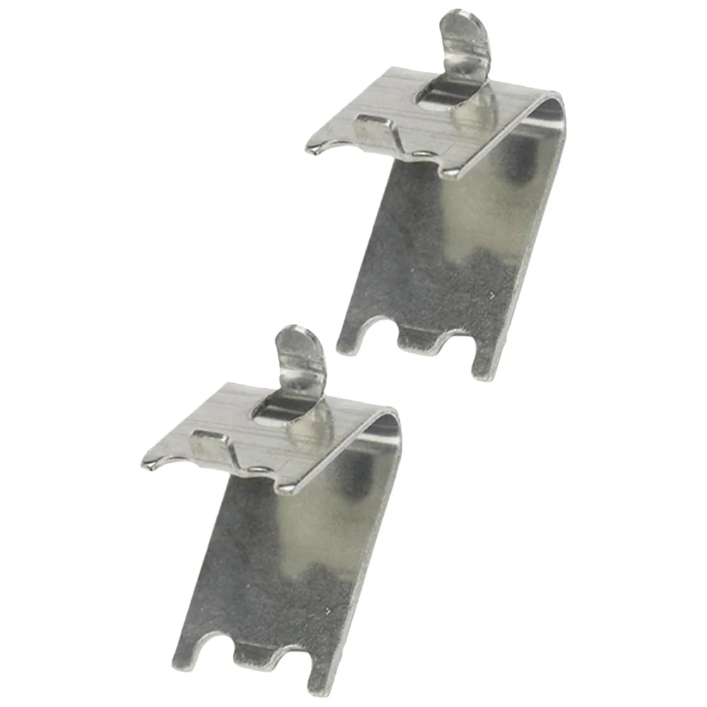 2 Pcs Freezer Shelf Buckle Refrigerator Fixing Bracket Support Clips Metal Hooks Bridesmaid