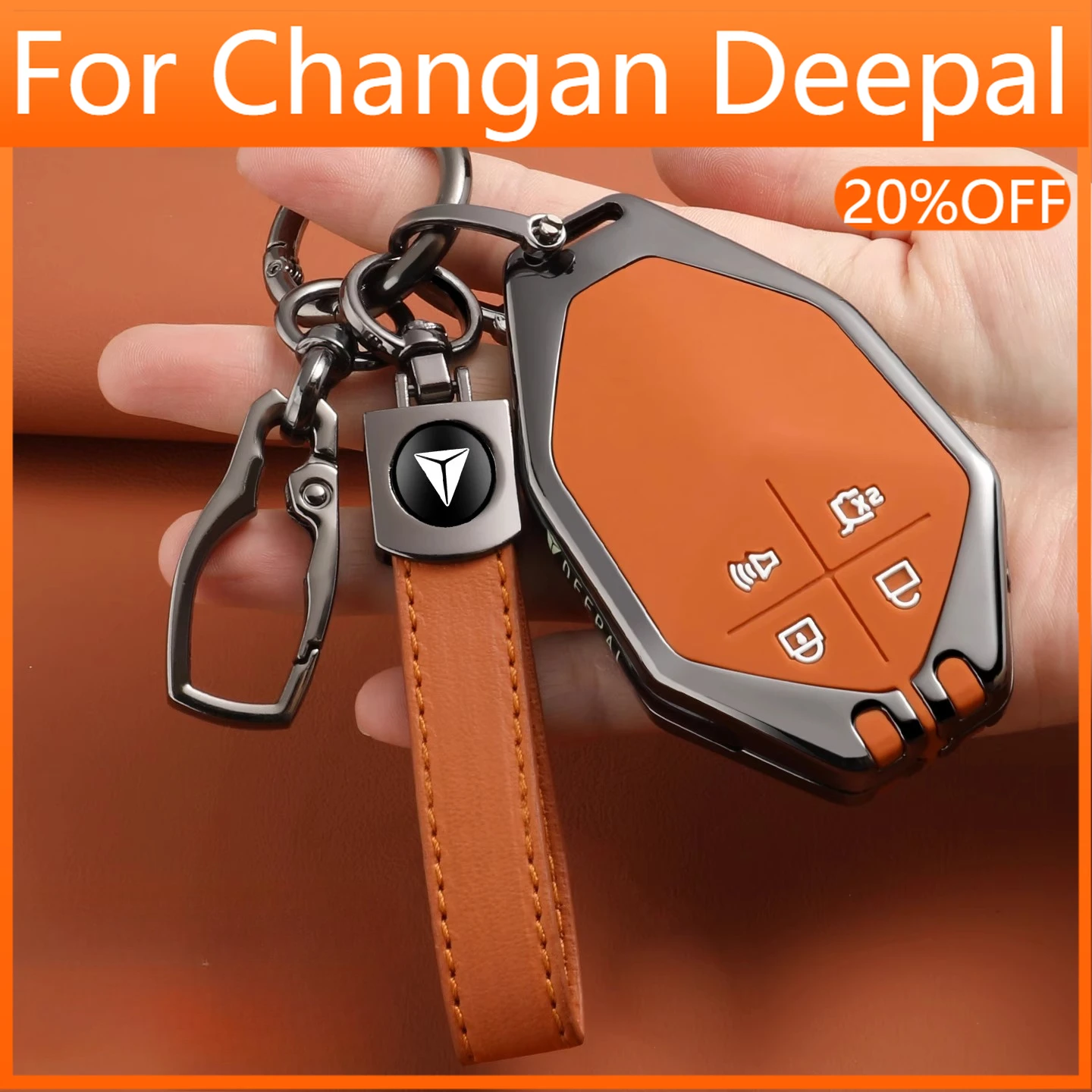 zinc-alloy-car-remote-control-key-case-protection-shell-keychain-for-changan-deepal-s05-2023-2025-s07-extended-range-edition-g31