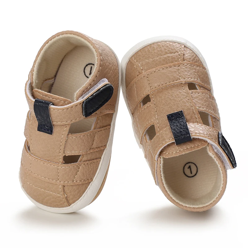 0-18M Newborn Baby Shoes Boys and Girls Summer Sandały Miękka gumowa podeszwa antypoślizgowa Baby First Step Walking Shoes Baby Sandals
