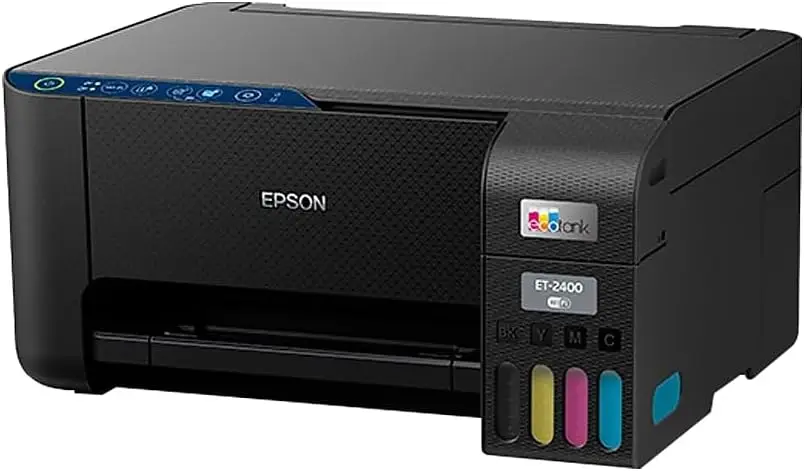 Epson EcoTank ET-2400 Wireless Color All-in-One Cartridge-Free Supertank Printer with Scan and Copy