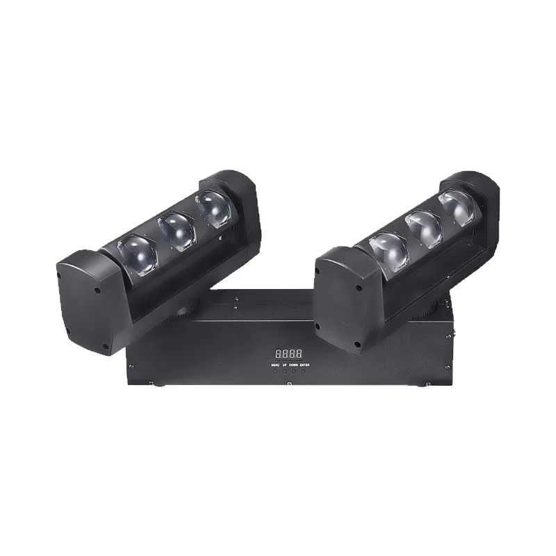 

New two-arm six-head effect light LED6 20W four-in-one beam of light, bar wedding banquet hall stage light
