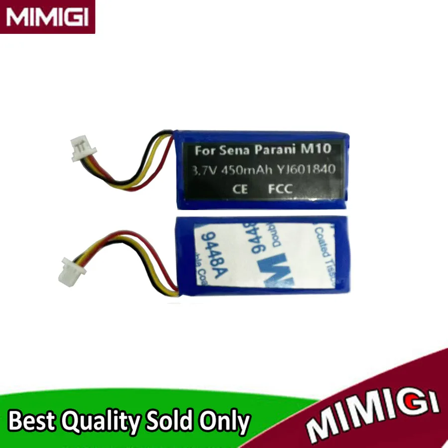 

450mAh YJ601840 1.665Wh Battery For Sena Parani M10 Interphone Walkie-Talkie Intercom