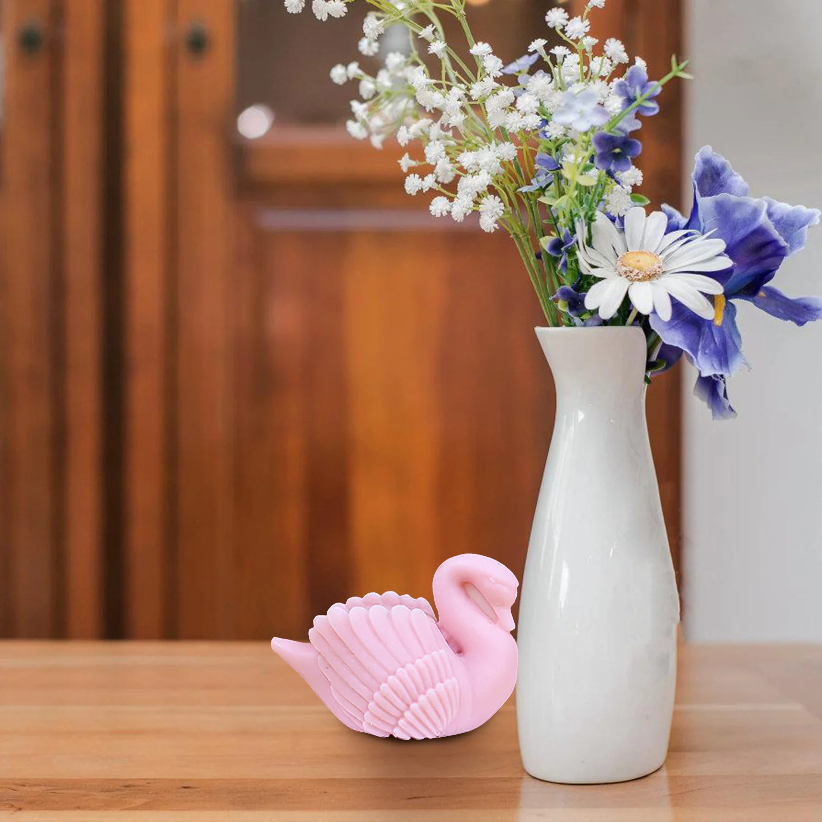 

Swan Shaped Silicone Mold for DIY Epoxy Resin Casting Crafts Making Flexible Durable Safe Non Stick Easy to Demold