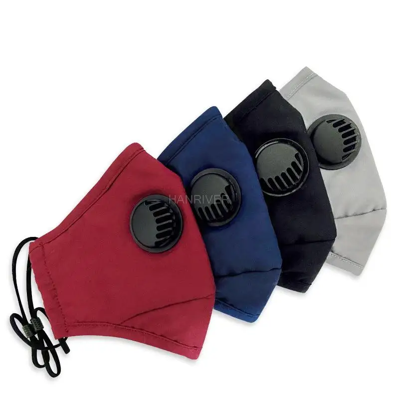 2 in1 Winter pm2.5 filter cotton masks black dustproof prevent mist haze thermal protective eye mask cloth mask