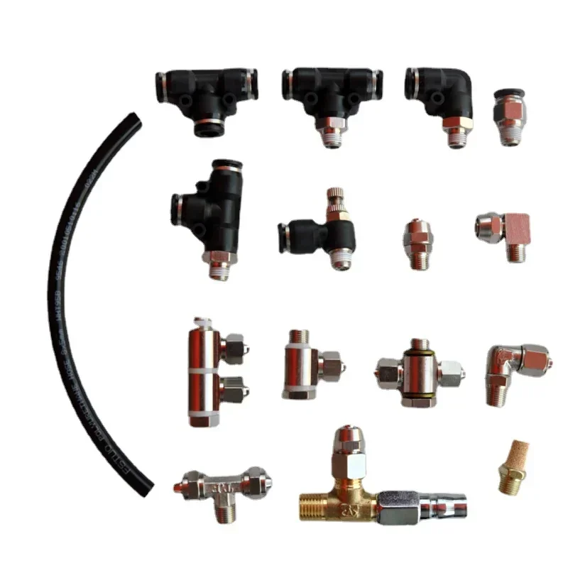 

Для 5 шт. машина для гриля шин, шарнирный шиномонтажный клапан, цилиндрический клапан, заглушка трахеи, трехходовой локоть, прямой Daquan