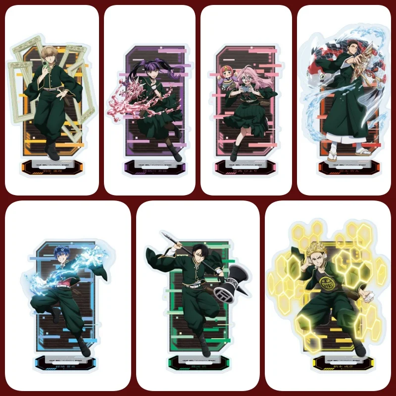 Soji Enishiro Kukuru Kiyomi Renri Naruhiko Acrylic Figure Stand Anime DEAD ACCOUNT Cosplay Prop Decor Cartoons Keychain Toys